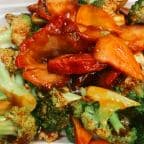 Best 76. Roast Pork with Broccoli 芥兰叉烧 in Prospect Park, PA